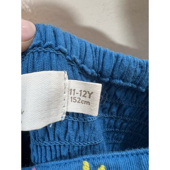 Boden Girl's Embroidered Sundress Size 11-12Y Blue Sea Animals Beachy Colorful - Picture 4 of 7